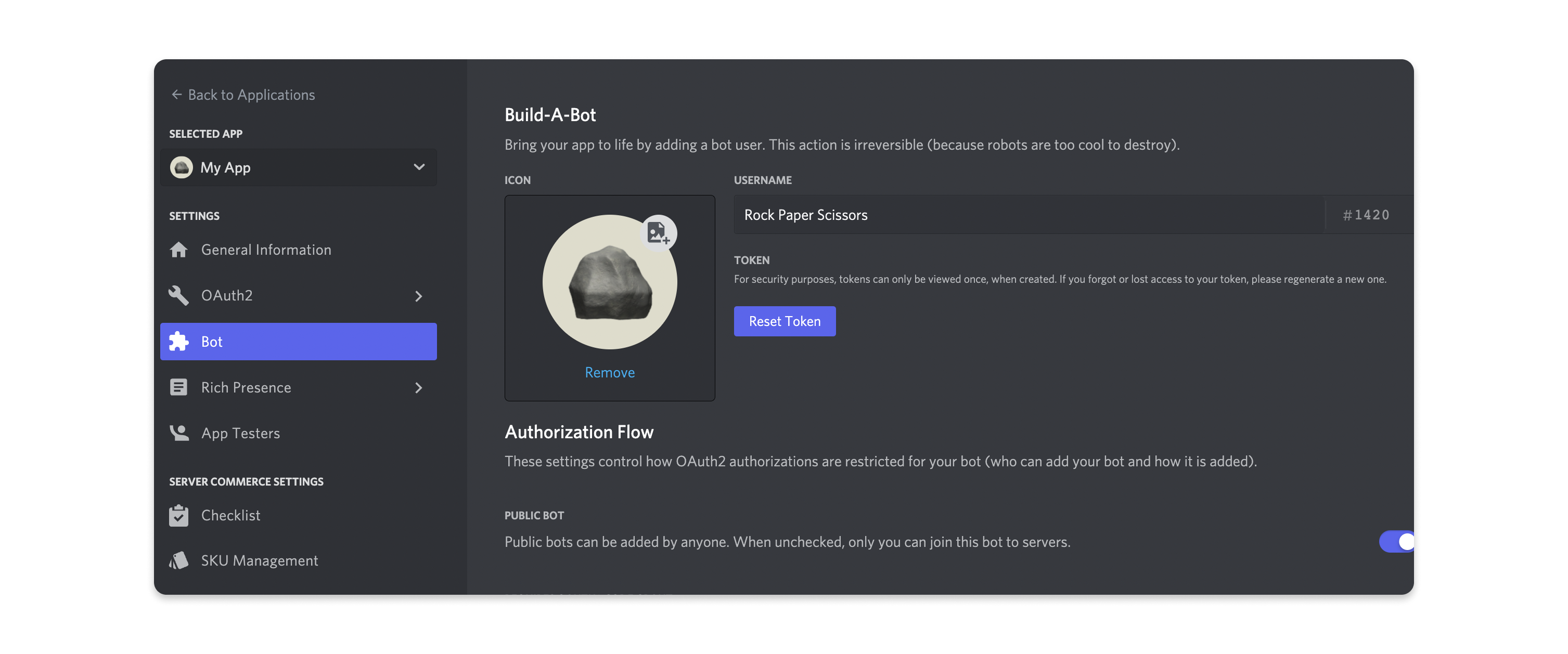 preview Reason ask Discord Developer Portal — Documentation — Getting Started